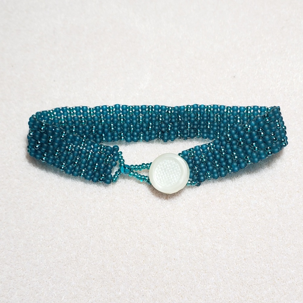 Handmade Teal Bracelet
